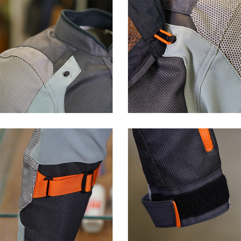 Klim Baja S4 jacket adjusters